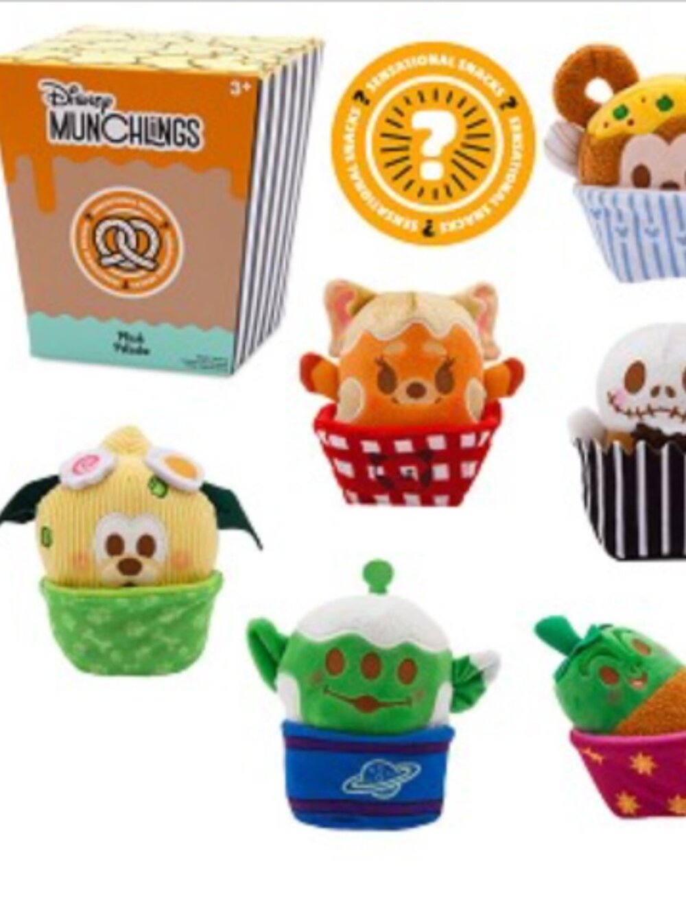 Disney Munchlings Plush Sensational Snacks Blind Box Mickey Onion Ring Confirmed